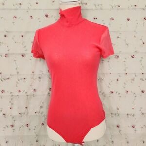Sweet Pea Hot Pink Mesh Bodysuit